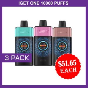 IGET ONE 10000 PUFFS – 3 PACK
