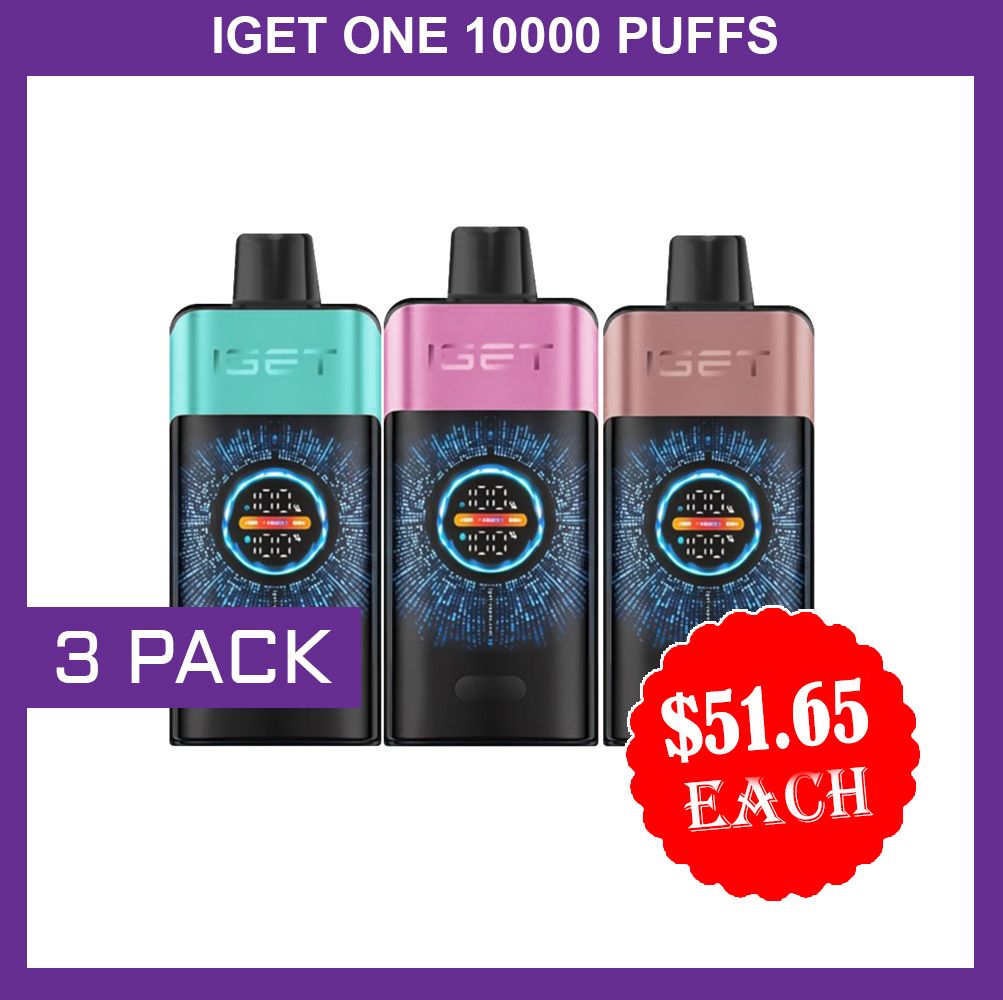 IGET ONE 10000 Puffs 3 Pack