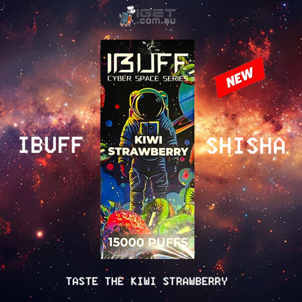 IBUFF Shisha Kiwi Strawberry 15000 Puffs Sydney