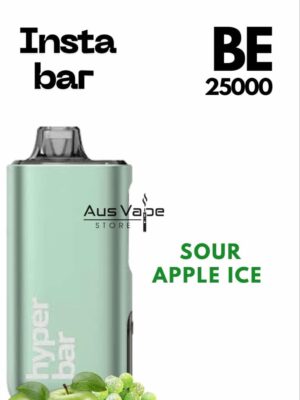 INSTA BAR Sour Apple Ice BE25000 Puffs Sydney