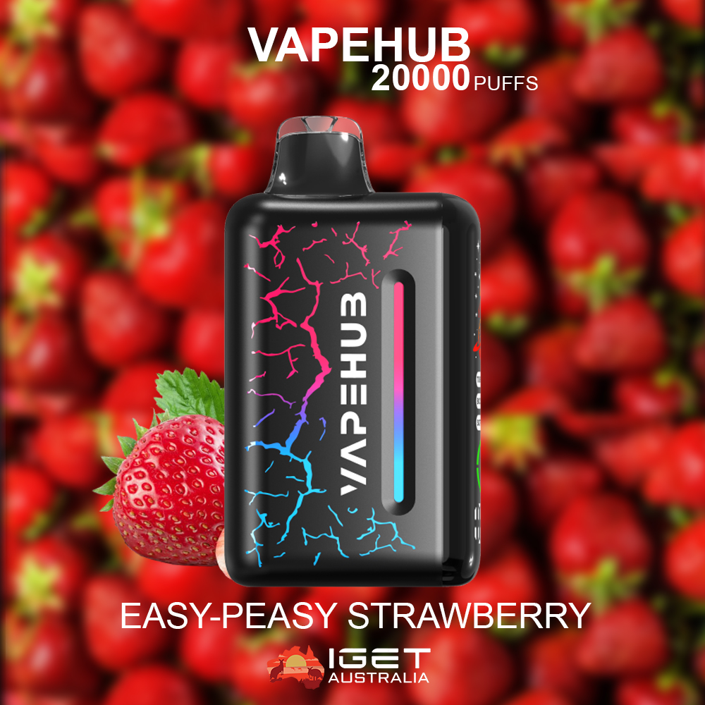 VAPEHUB Easy-Peasy Strawberry 20000 Puffs Sydney
