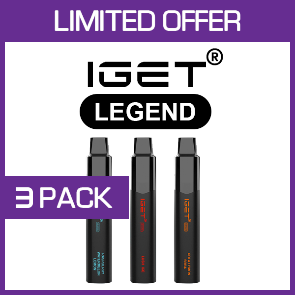 IGET LEGEND 4000 Puffs 3 Pack
